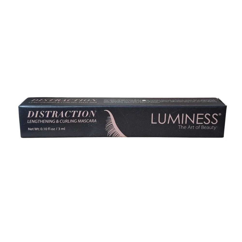Luminess Distraction Lengthening & Curling Mascara Black LMCEDMV2 0.10oz 3ml NIB